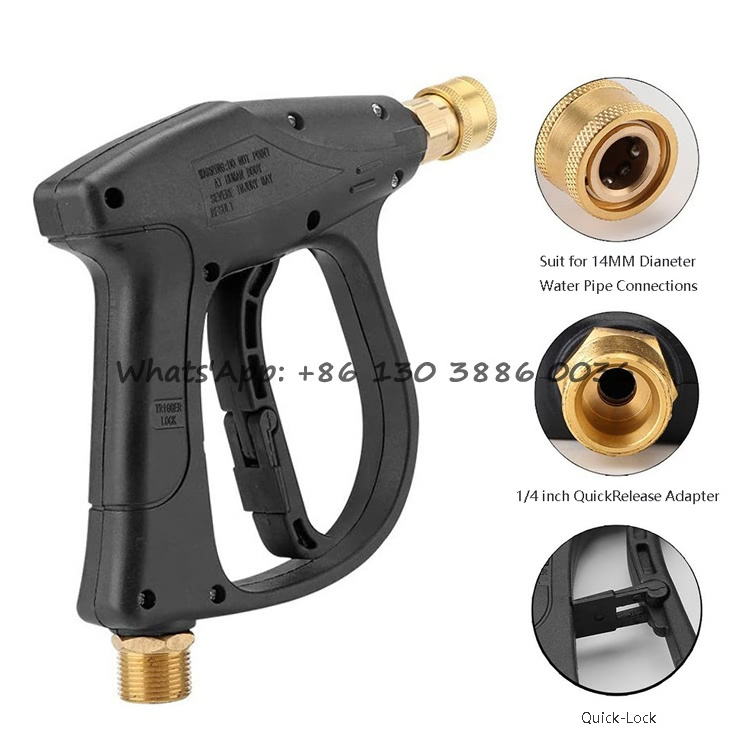 Portable High-pressure Water Gun for Cleaning Car Wash Machine Home Garden Watering Hose Nozzle Sprinkler Foam Water Gun