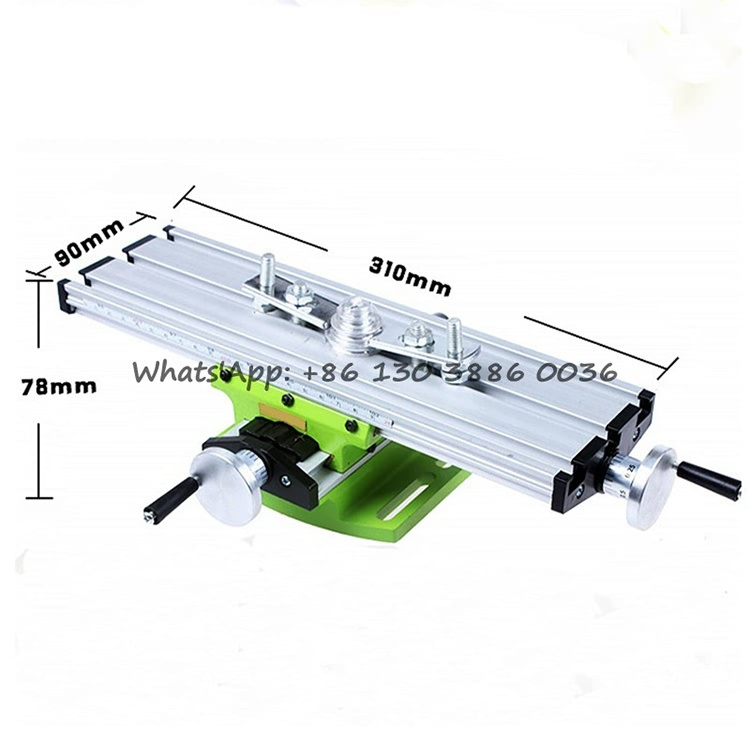 Precision Compound Bench XY Cross Slide Table Woodworking DIY Mini Worktable Metal Workbench for Milling Drilling Machine