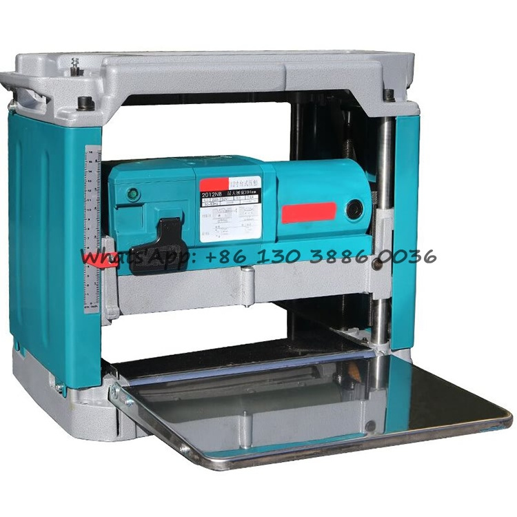 Hot Sale 220V Woodworking Machinery Portable Bench Wood Thicknesser 304mm Electric Planer Carpenter Planing Machine