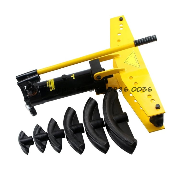 Hot Sale 1-4 Inch SWG Steel Pipes Bender Used Manual Hydraulic Bending Machine with Stand for Exhaust Pipe Bender Machine