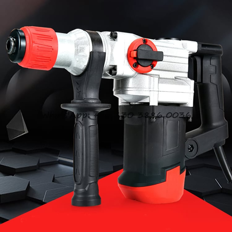 Power Hammer Drills 1500W 220V Multifunctional Rotary Hammer Drilling Machine Household Concrete Hand-held Electric Impact Drill