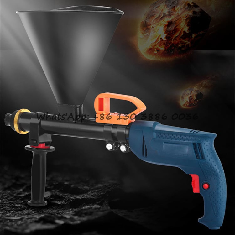 Handheld Electric Mortar Grouting Spray Gun Cement Filling Caulking Pointing Tool for Wall Tile Security Security Door Window