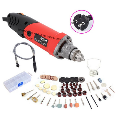 220V Variable Speed Electric Drill Engraver Mini Grinder Rotary Tool for Grinding, Cutting, Wood Carving, Sanding, Engraving