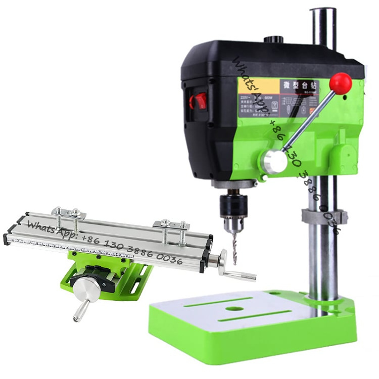 Hot Sale Low Noise Spindle Travel 60mm CNC Mini Bench Drilling Machine High Quality Small Table Top Drill Press Milling Machine