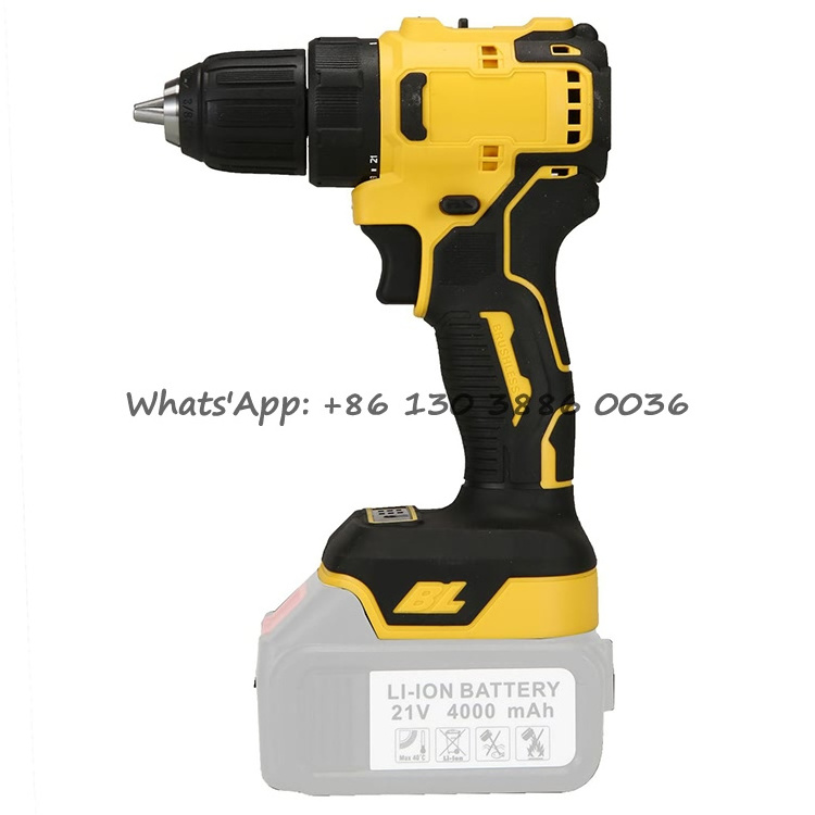 Factory New Brushless Lithium Power Tool Set Impact Drill Angle Grinder Electric Drill Wrench Four-piece Set with 2pcs Batteries