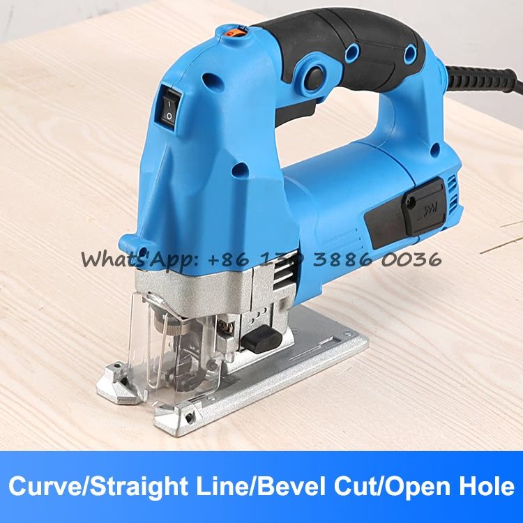 China Sale Handheld Electric Saw Metal Wood Panel 1100W Household Multi-function Woodworking Cutting Machine Mini Laser Jig Saw