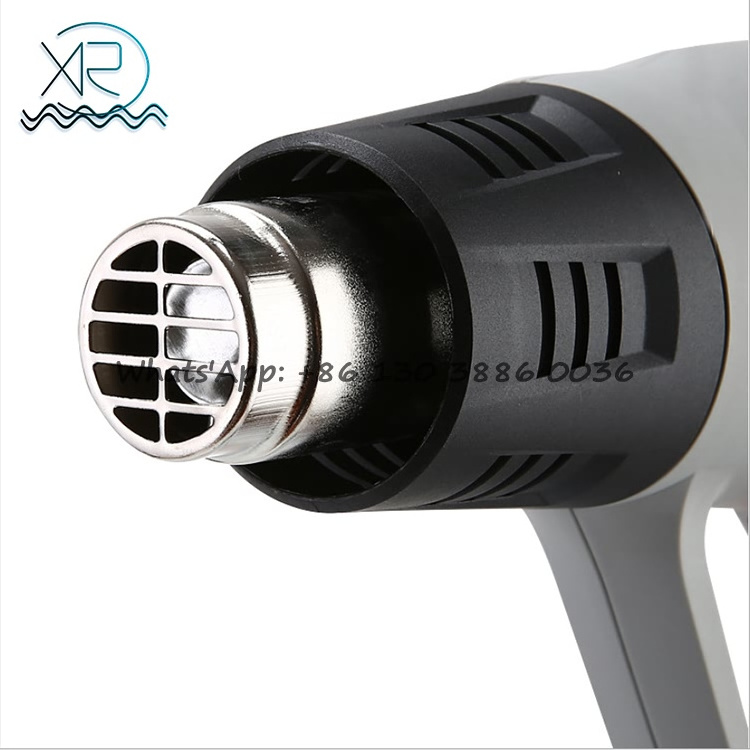 Industrial 2000W 2 Gear Temperatures Settings Multifunction Electric Heating Hot Air Gun With Nozzle Attachments Power Tool