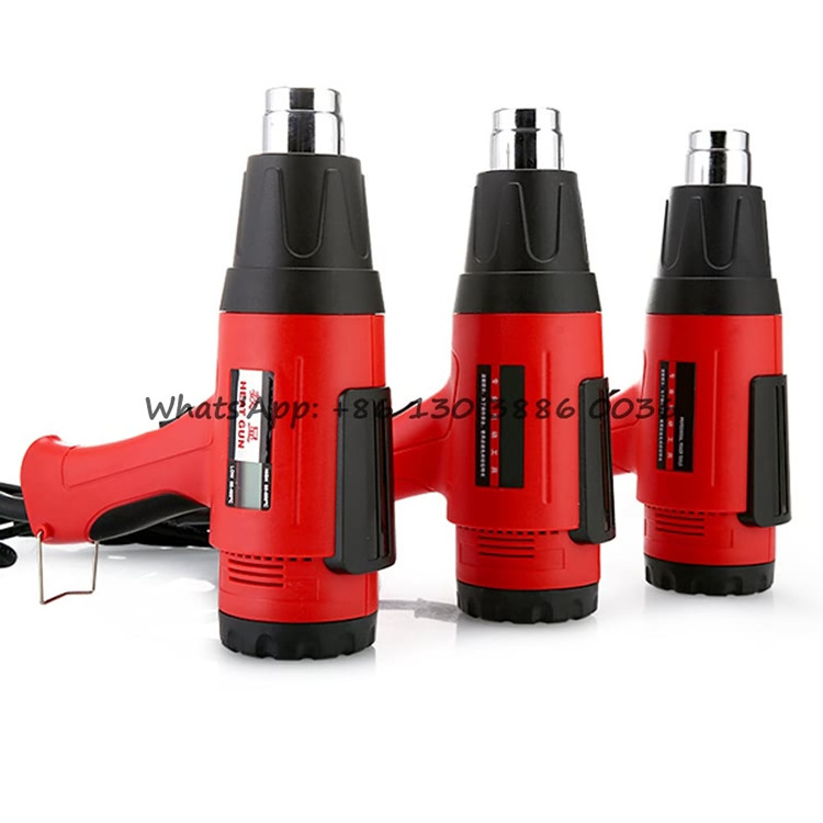 Heat Gun Professional 2000W Industrial Hair Dryer Brushless Hot Power Adjustable Air Welding Electric Hot Air Gun for Soldering