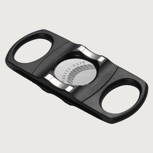 20 Pieces Custom Logo Smoking Cigar Accessories Double Blade Cut ABS Cigar Scissors Cigar Cutter