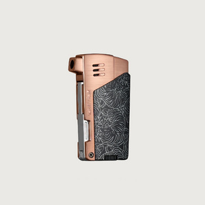 Customize Cigar Accessories Luxury Butane Refillable Gas Cigarette Pipe Slanting Soft Flame Lighter