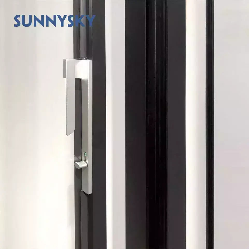 Sunnysky Strong quality high end glass aluminum profiles sliding doors and windows for building project