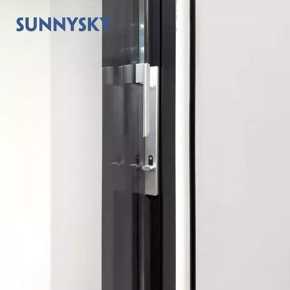 Sunnysky Strong quality high end glass aluminum profiles sliding doors and windows for building project