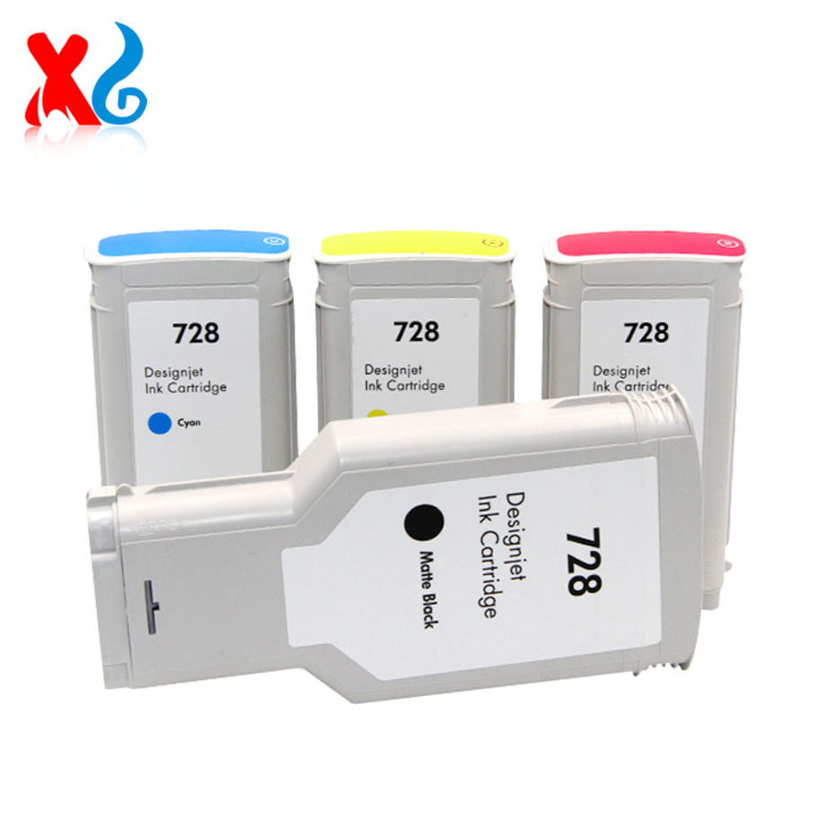 Ink Cartridge Compatible For HP Plotter 728 729 Refillable Ink Cartridges DesignJet T730 T830 F9J60A F9J68A