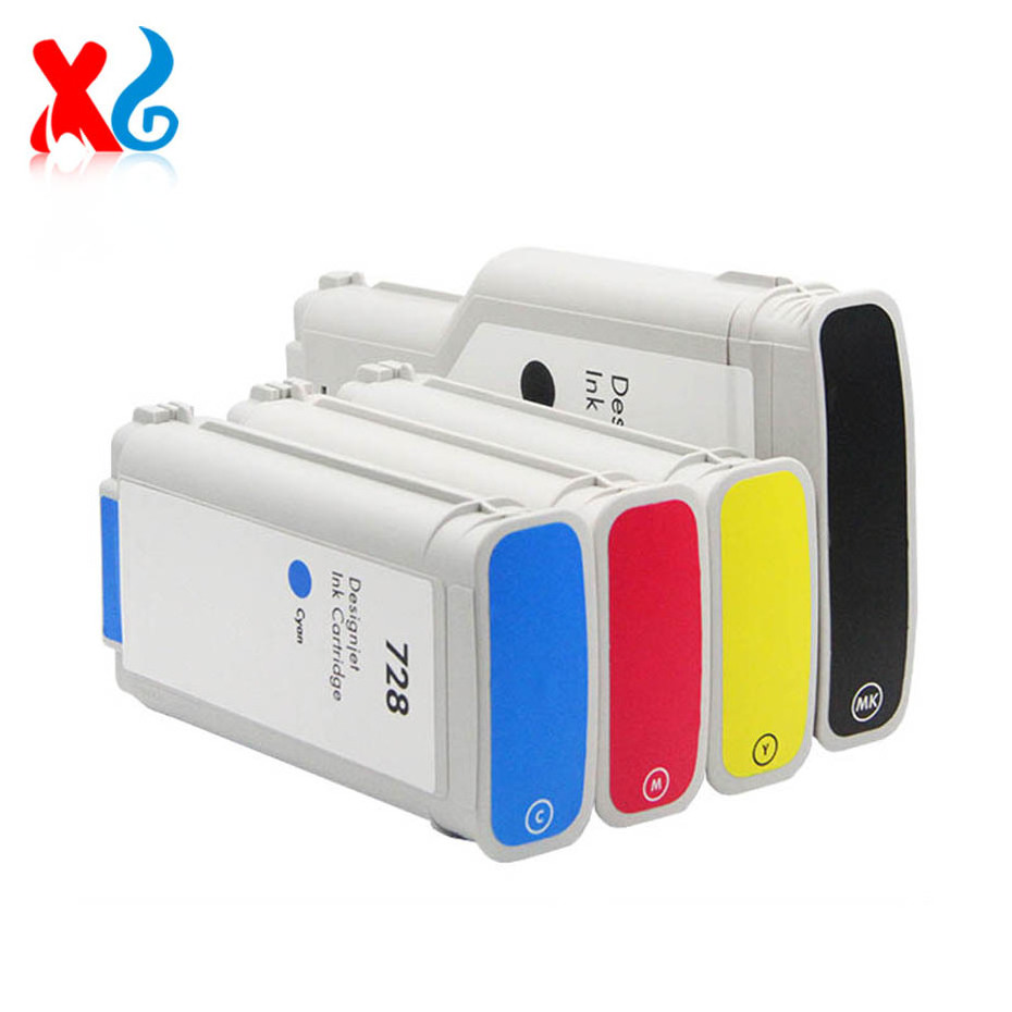 Ink Cartridge Compatible For HP Plotter 728 729 Refillable Ink Cartridges DesignJet T730 T830 F9J60A F9J68A