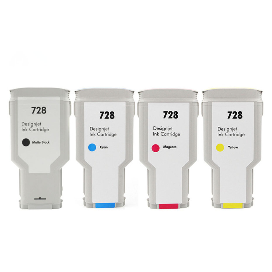 Ink Cartridge Compatible For HP Plotter 728 729 Refillable Ink Cartridges DesignJet T730 T830 F9J60A F9J68A