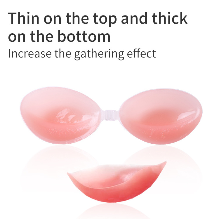 sticky bra extra with silicone to make big boobs 3d cup lifting breast invisible reusable sticky silicone bra