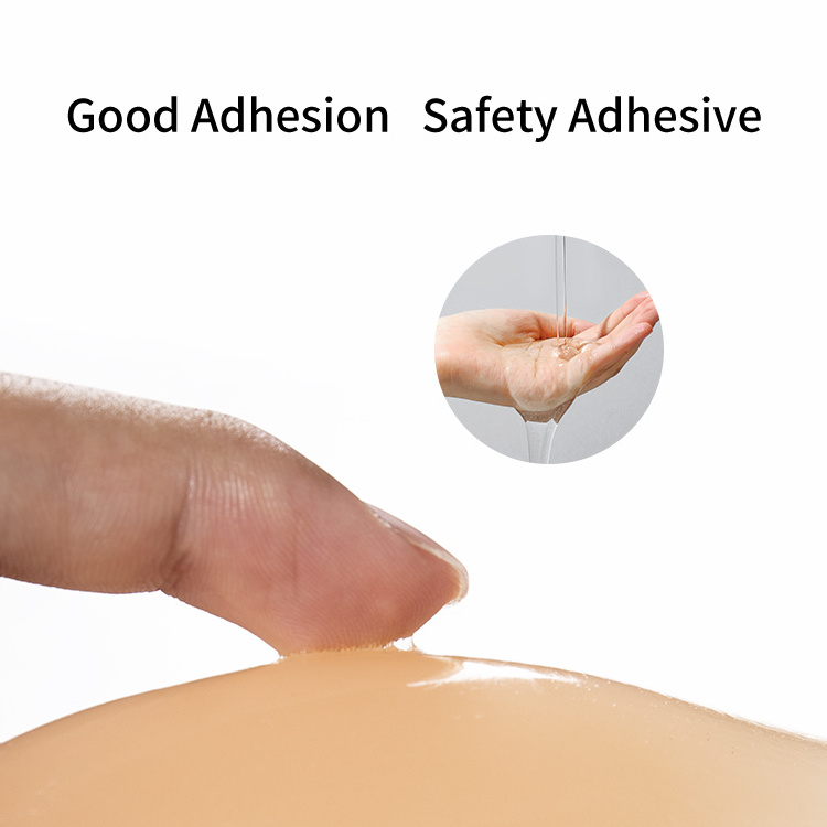 xinke silicone sticky bra good adhesion safe adhesive skin friendly invisible silicone bra adhesive for womens