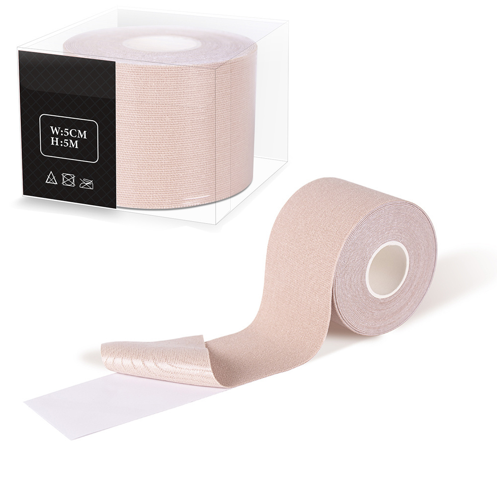 Eco-friendly new arrivals women Body Tape Invisible sticker Breast Tape Women Adhesive double Side Boob Tape Roll