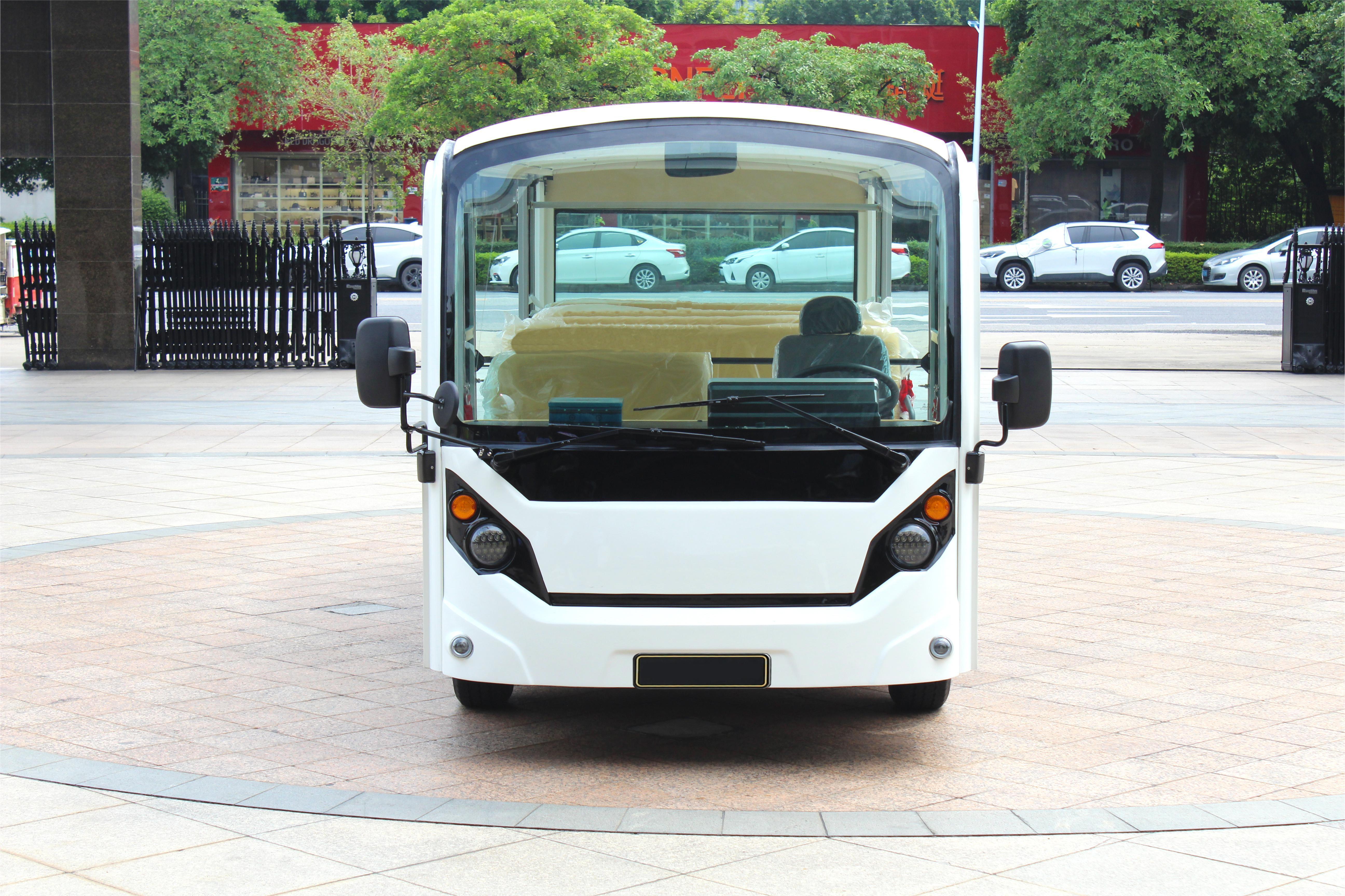 Eco Friendly Electric Bus 23 Seater Solar Sightseeing Electric Vehicle Car