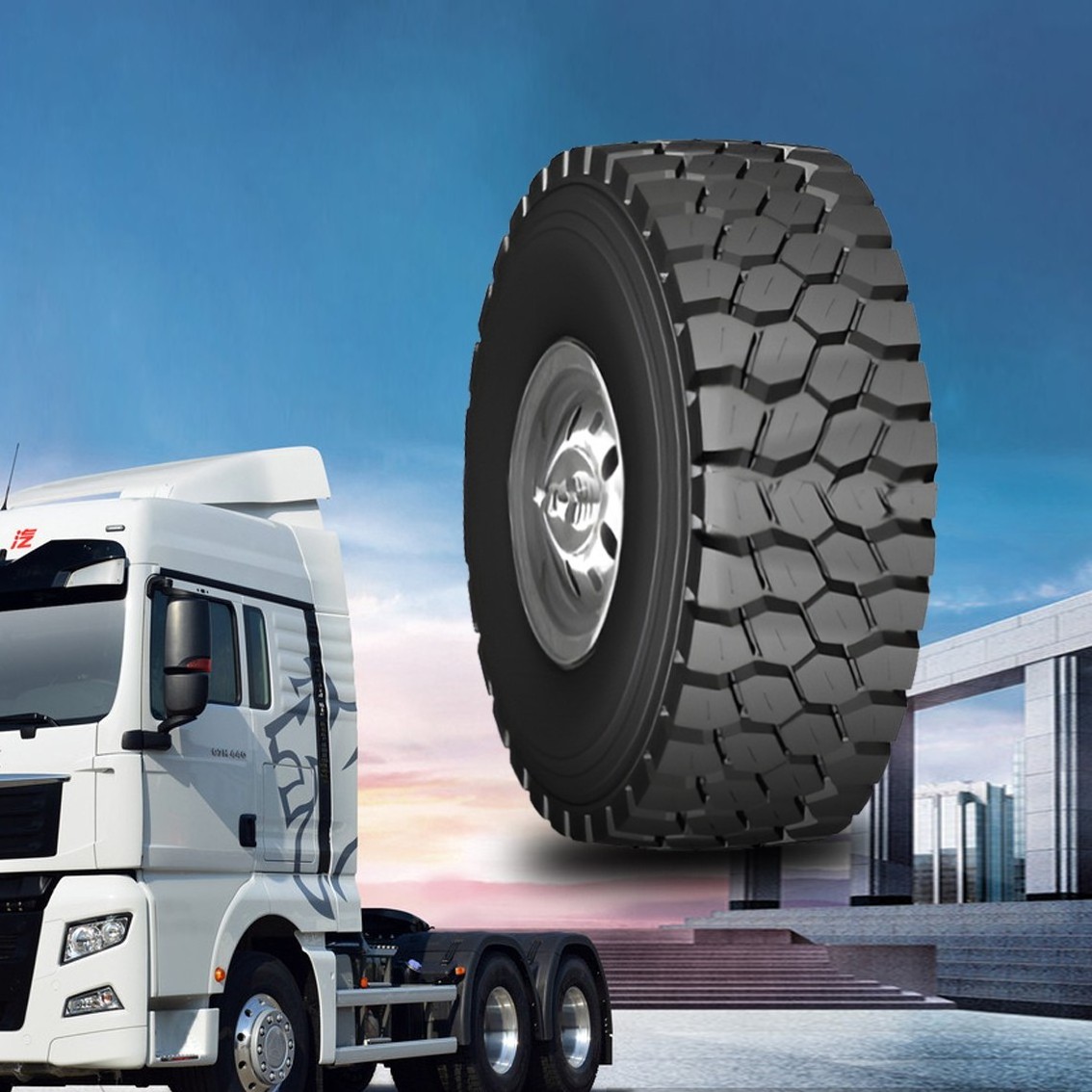 Tires  medium short dist trucks, load resistant, puncture resistant, durable  13 12 11.00 9 8.25 7.5 7 6.5 R22.5 R20 R16