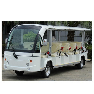 17 Passenger Sightseeing Car Golf Buggy Carts Tourist Electric Shuttle Bus