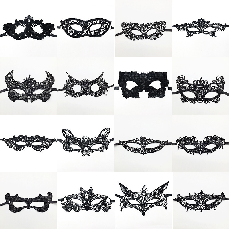 Factory Wholesale Sexy Eye Mask Lace Party Masks Masquerade for Carnival Halloween Half Face Cosplay Blindfold