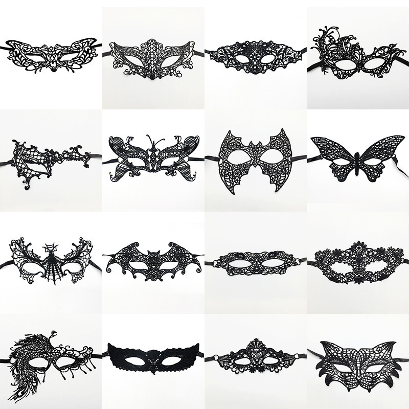 Factory Wholesale Sexy Eye Mask Lace Party Masks Masquerade for Carnival Halloween Half Face Cosplay Blindfold