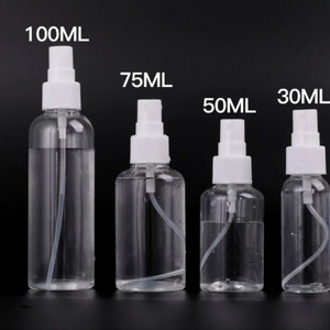 free 50ml sprayer flack clear spray container tube insecticide plastic bottle packaging squeeze hose tube and bottle