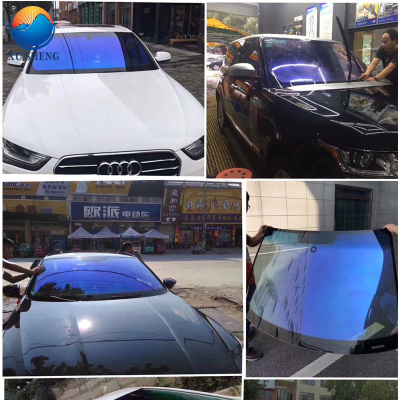 0.95*30m Anti-Glare Chameleon Car Window Tint Film with UV rejection