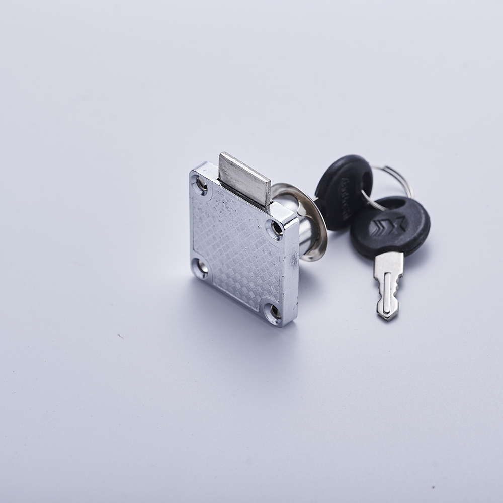 138-22 black furniture desk lock for cabinet and drawer/138-22 cabinet lock /black and white zinc color