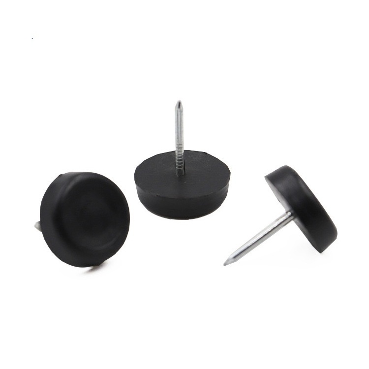 Sofa Feet Rubber Glide Furniture Sliders Plastic Chair Glides Nail For Sofa Table