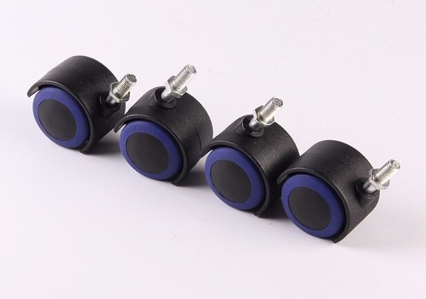 Xingshengfa Factory  Furniture  Small PVC Pipe Office Chair Caster Wheels