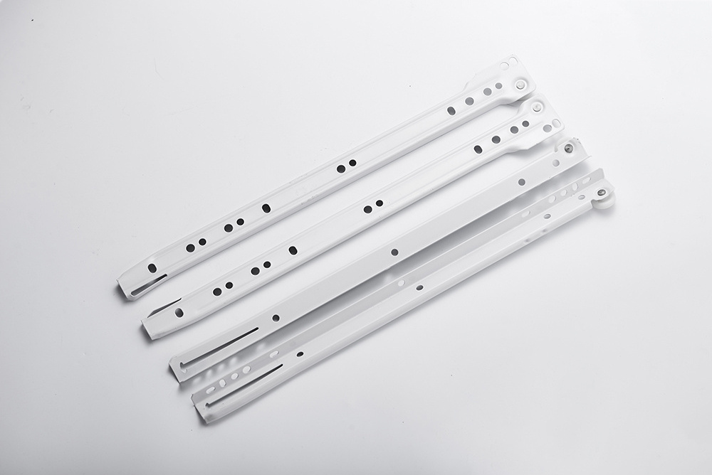 High Quality Bottom Mount Drawer Slides Furniture FGV Powder Coated Roller Fgv Drawer Slide For Cabinet