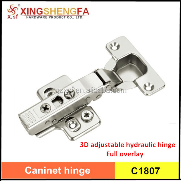 High quality 35mm cup 3 way adjustable concealed hinges