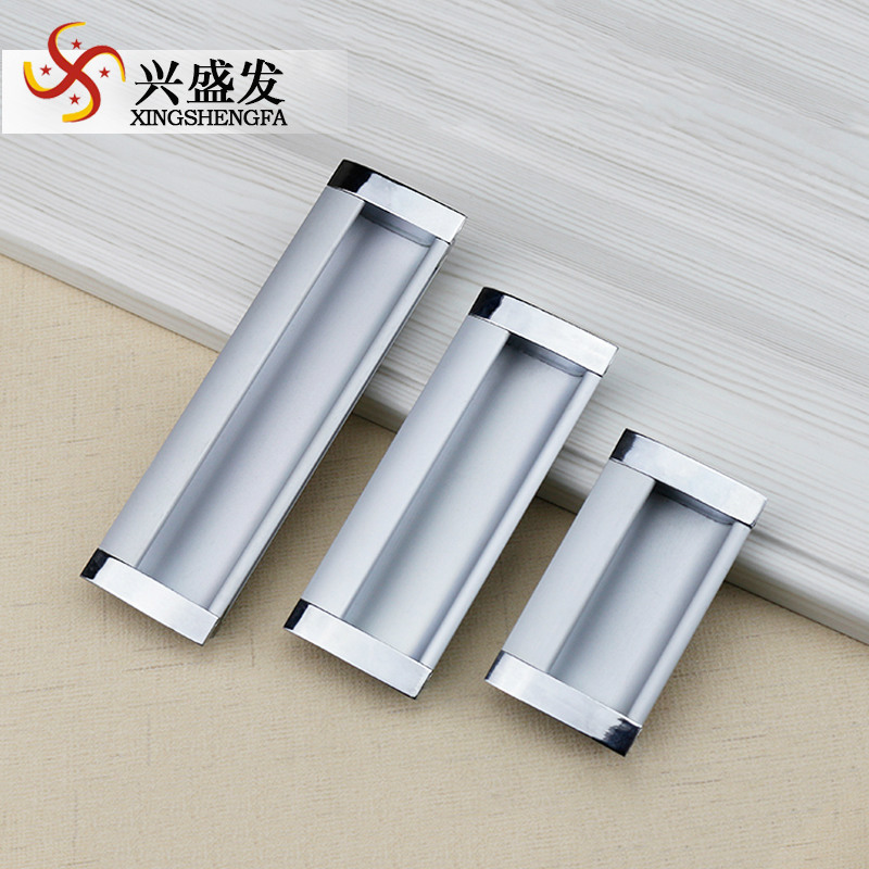 Good Quality Aluminum Conceal Drawer Pull Handle Aluminium Recessed Hidden Pull Handle