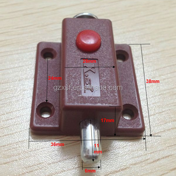 high quality ABS cabinet door push to open spring cabinet latch