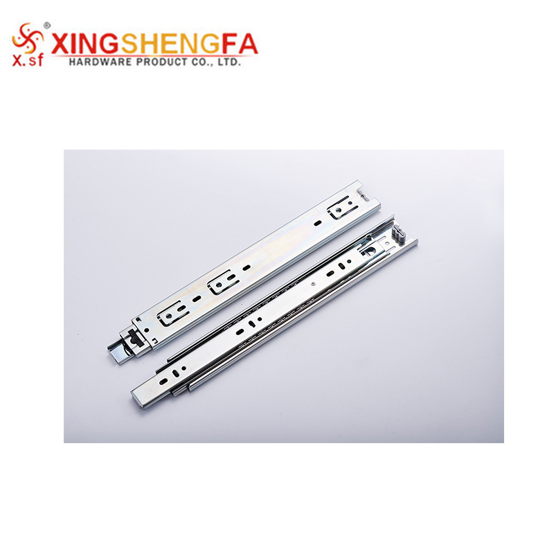 Kitchen Cabinet Drawer Slide Channel Heavy Duty Drawer Two Ball Bearing Telescopic Runner Drawer Rail