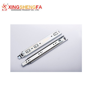 Kitchen Cabinet Drawer Slide Channel Heavy Duty Drawer Two Ball Bearing Telescopic Runner Drawer Rail