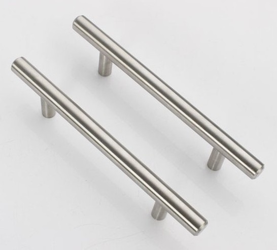 Furniture Hardware Hollow Tube Handle Stainless Steel T Bar SS Cabinet Drawer Pull Handle