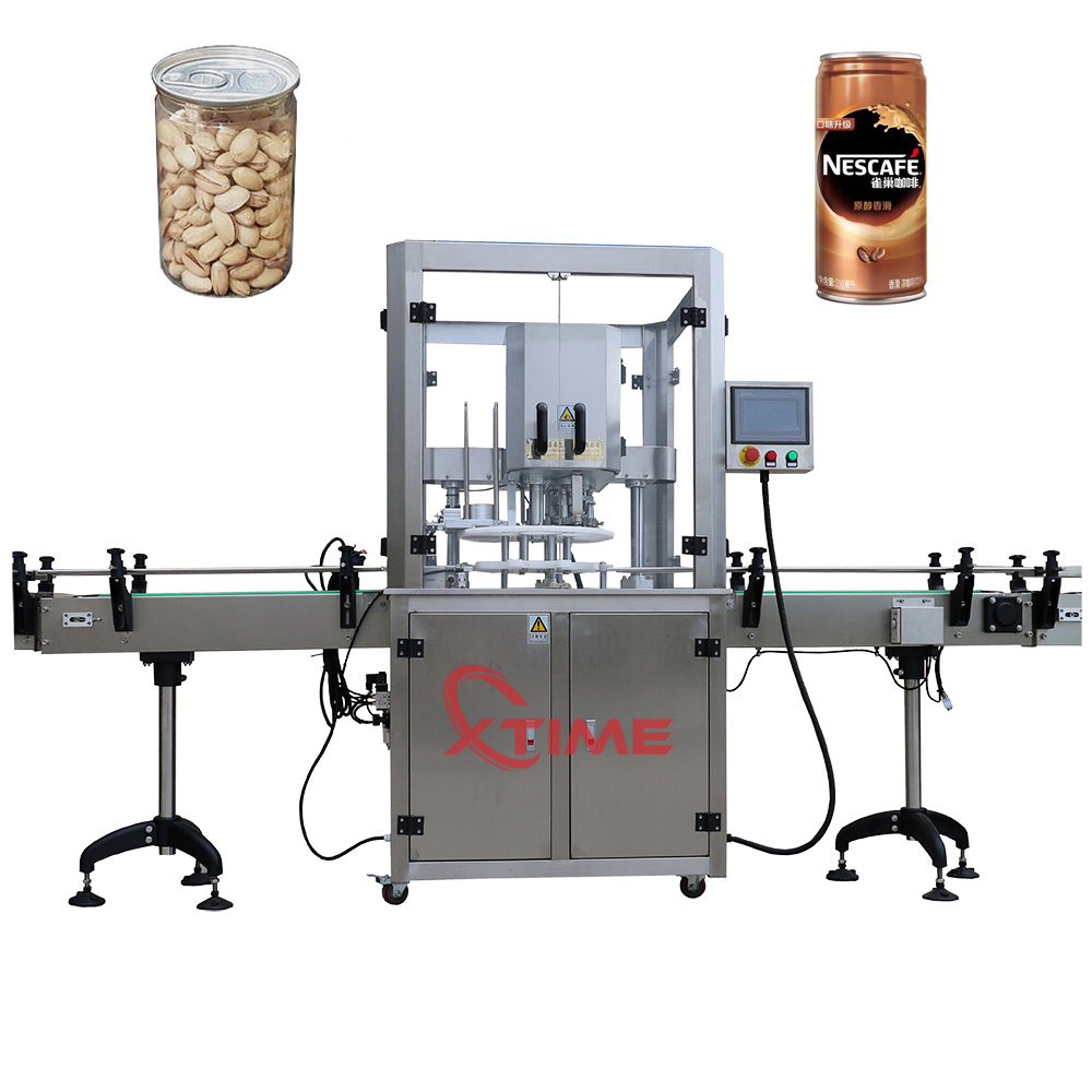 Automatic can sealing machine can seamer for pet cans