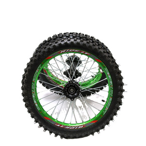 Dirt Bike Alloy Wheel Tire With Tube Front Size 70/100-17 Rear Size 90/100-14