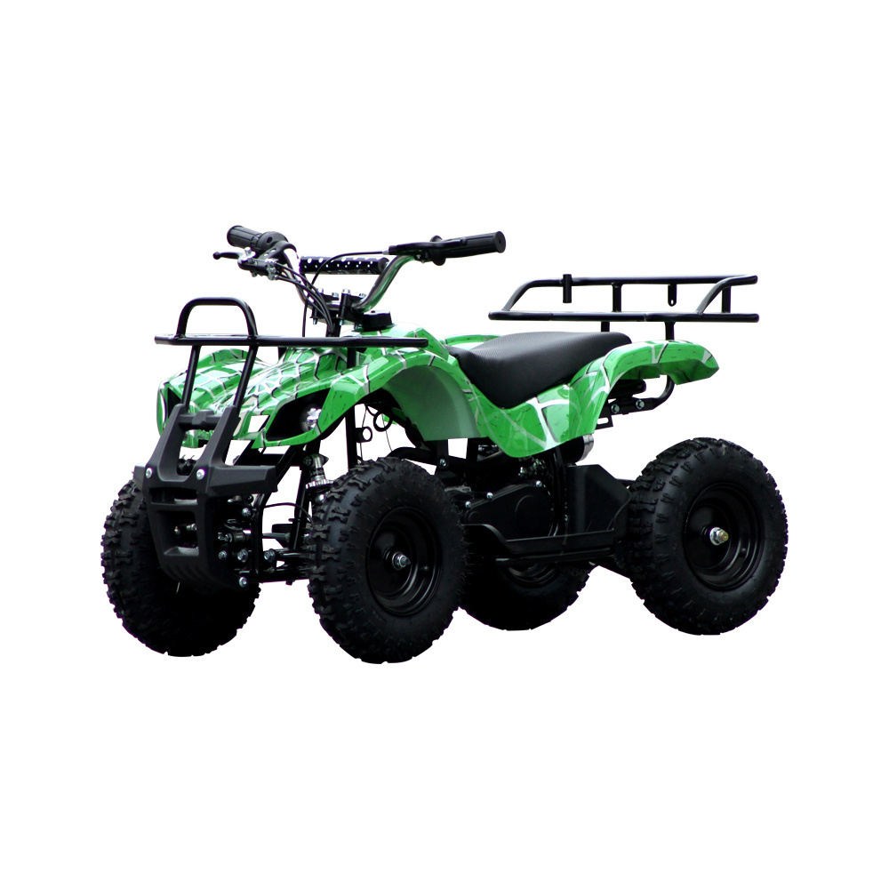 Modern design single cylinder two stroke hand start four wheel kids mini ATV