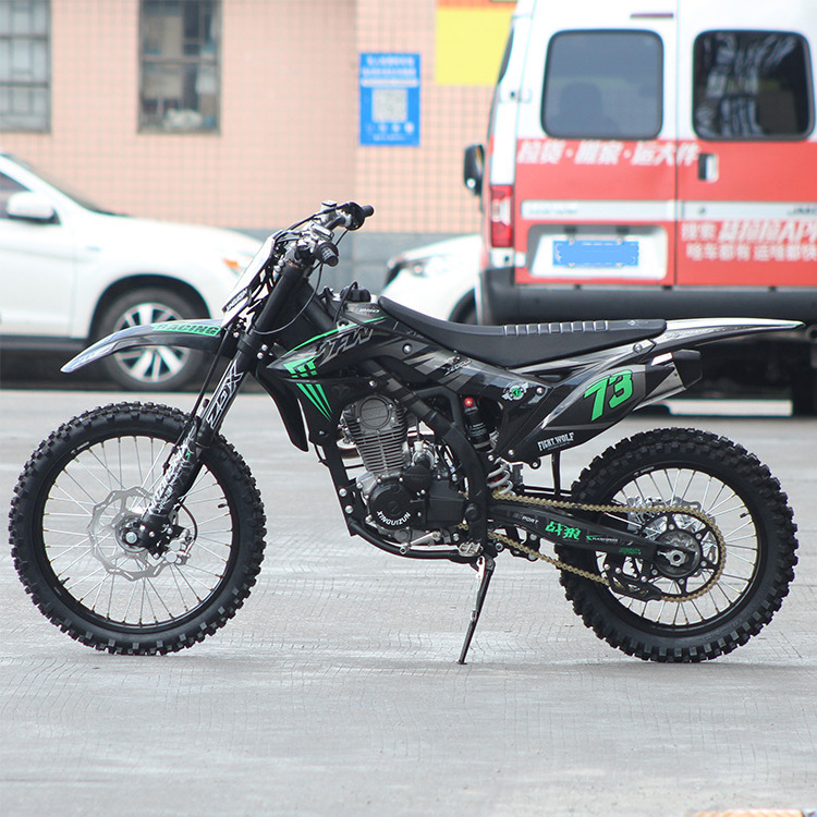 Hot sale street legal electric start single cylinder 4 stroke air cooled engine dirt bike 250cc