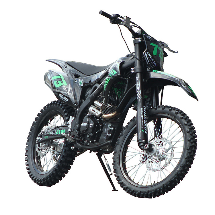 Hot sale street legal electric start single cylinder 4 stroke air cooled engine dirt bike 250cc