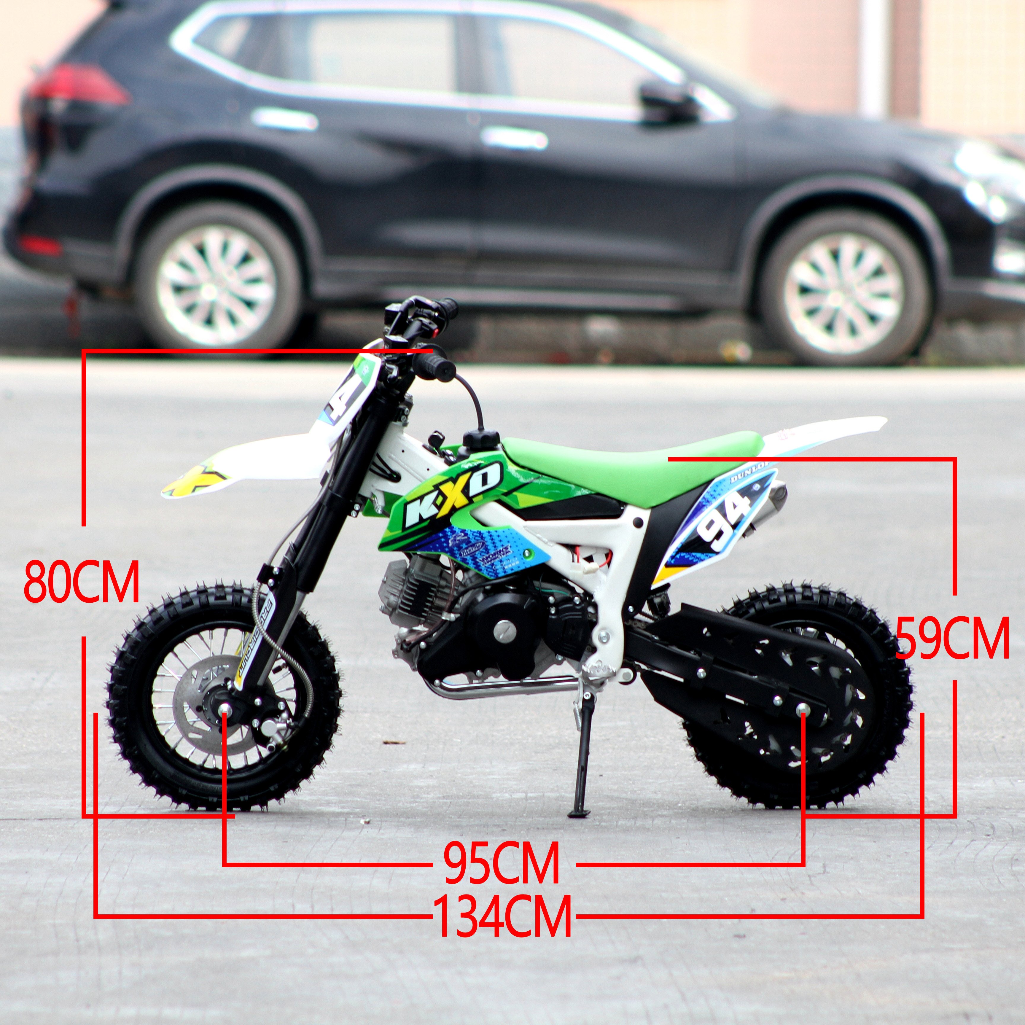 50cc mini 4-stroke electric start automatic gear motor dirt bike for kids