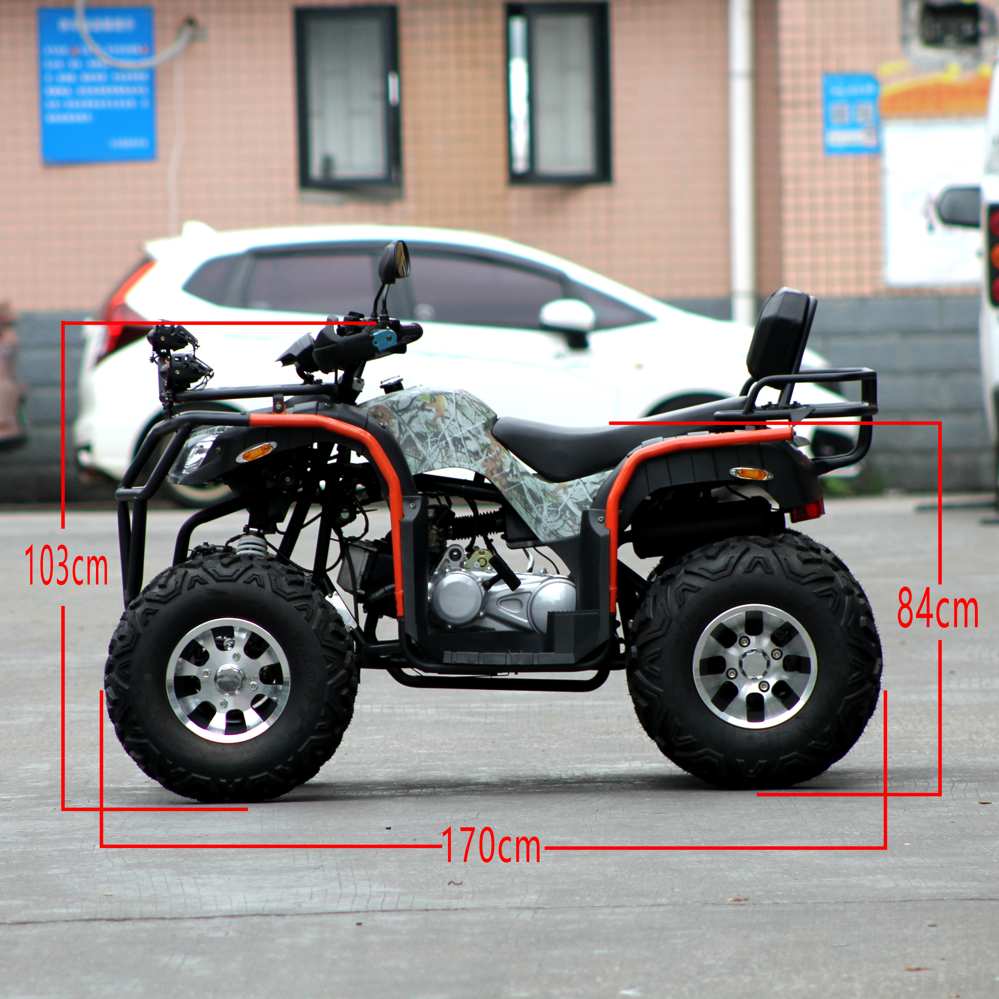 China Cheap 200cc off-road ATV ,automatic transmission four stroke Four-wheel ATV Wind cooled engine 200cc