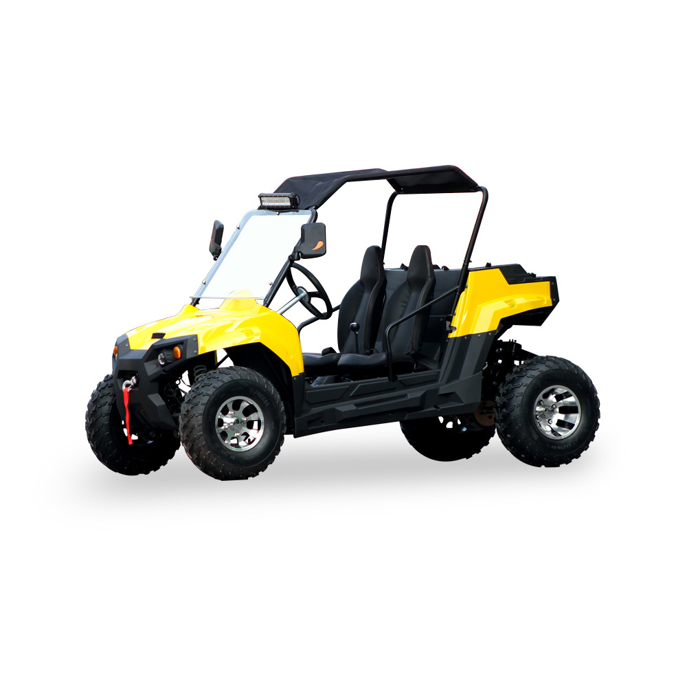 2023 Model 4 * 4 Adult UTV two-seater 200cc automatic engine dune buggy  10-inch aluminum rims