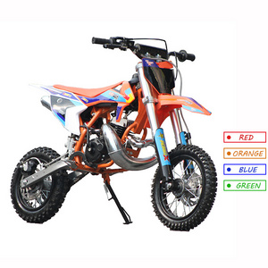 wholesale off road mopeds chain drive single cylinder kick start 50cc gas powered mini dirt bike