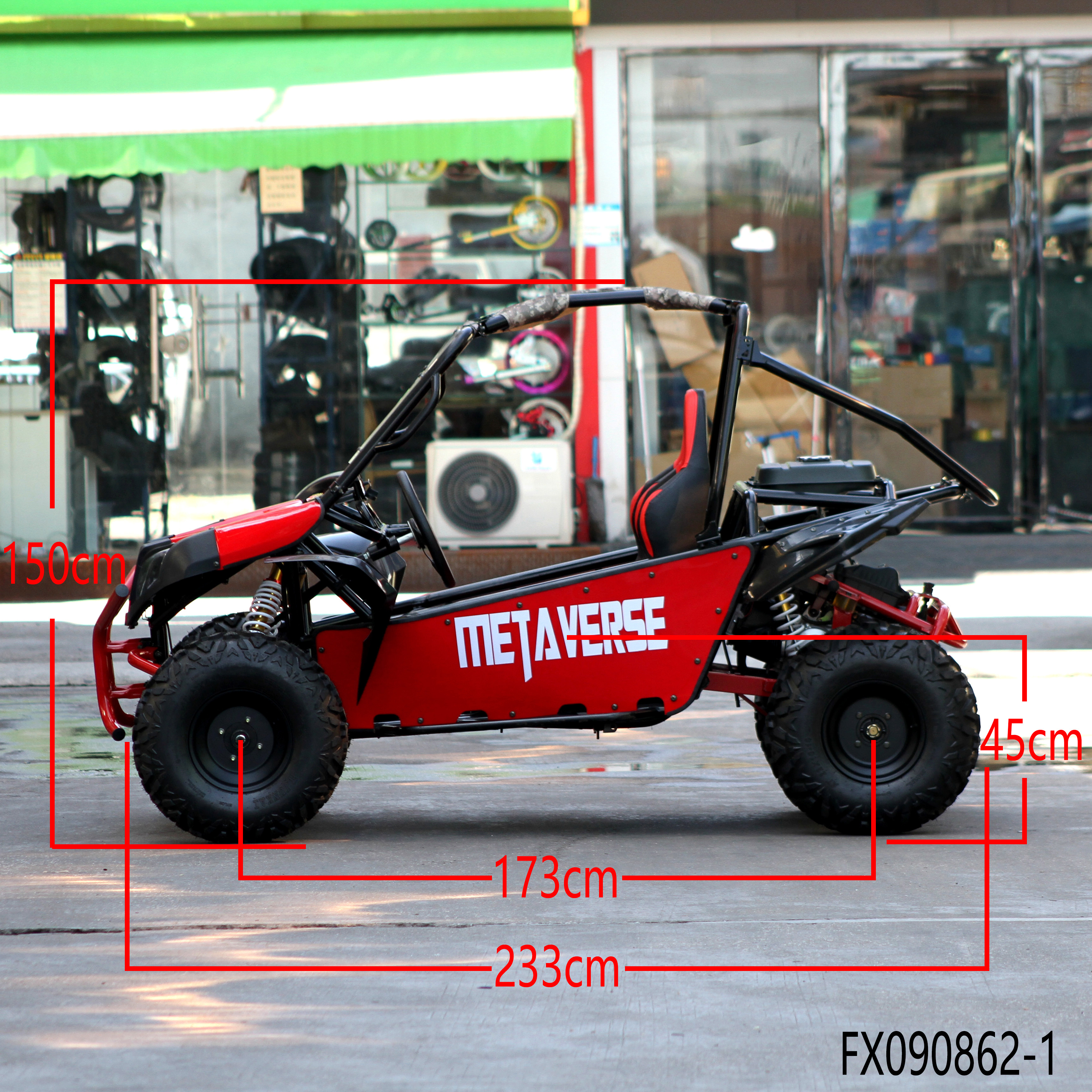 Wholesale cheap 4*4 off-road kart 200cc automatic engine adult selling 2023 10 inch aluminum alloy rims