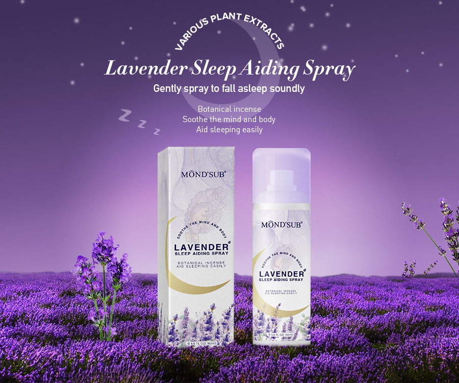 Private Label Lavender Sleep Pillow Mist Spray Deep Sleep Chloroform Spray Calming Relaxing Sleeping Spray